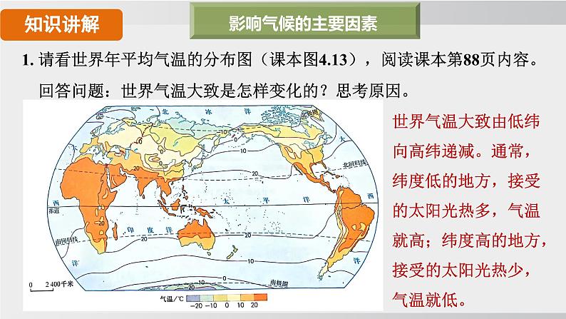 24秋新人教版地理七年级上册第四章 第四节  第二课时 影响气候的主要因素 气候与人类活动课件05