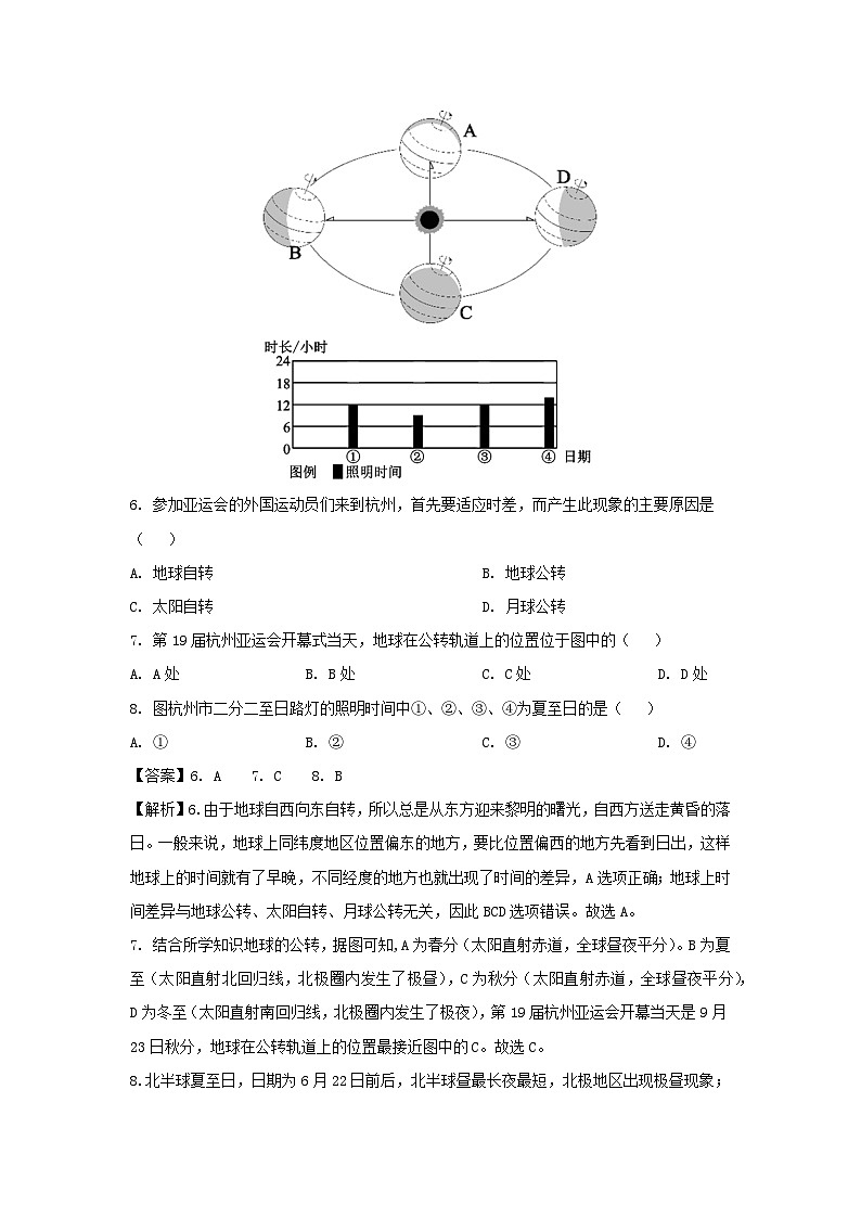 2024年四川省自贡市六校中考模拟地理地理试卷(解析版)第3页