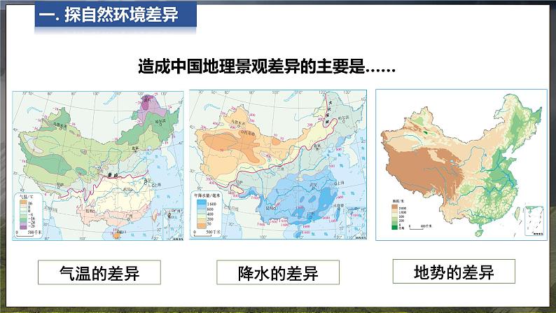 5 中国的地理差异 第1课时 课件 -2024-2025学年人教版地理八年级下册第5页