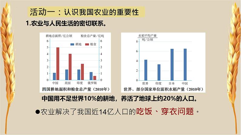 人教版地理八年级上册4.2《农业》教学课件第6页