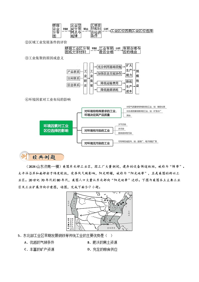 中考地理二轮热点题型归纳与变式演练(全国通用)专题08区位条件分析类题型分析与解题方法(原卷版+解析)第3页