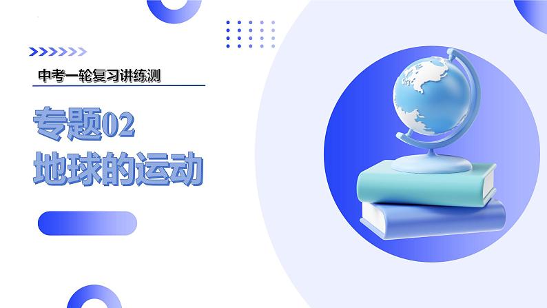 2025年中考地理一轮复习讲练测课件专题02  地球的运动（含答案）第1页