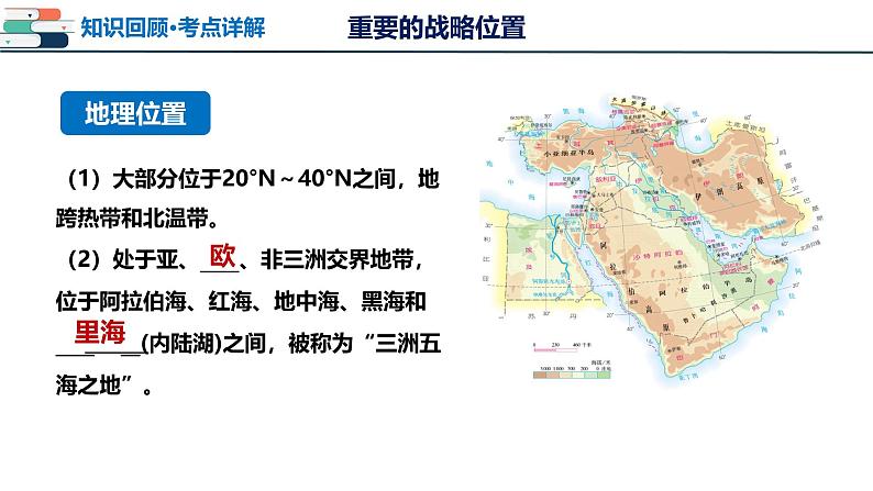 2025年中考地理一轮复习考点过关课件专题10 中东和欧洲西部（含解析）第7页