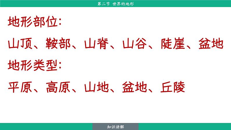 3.2 世界的地形（课件）-2024--2025学年人教版地理七年级上册第8页