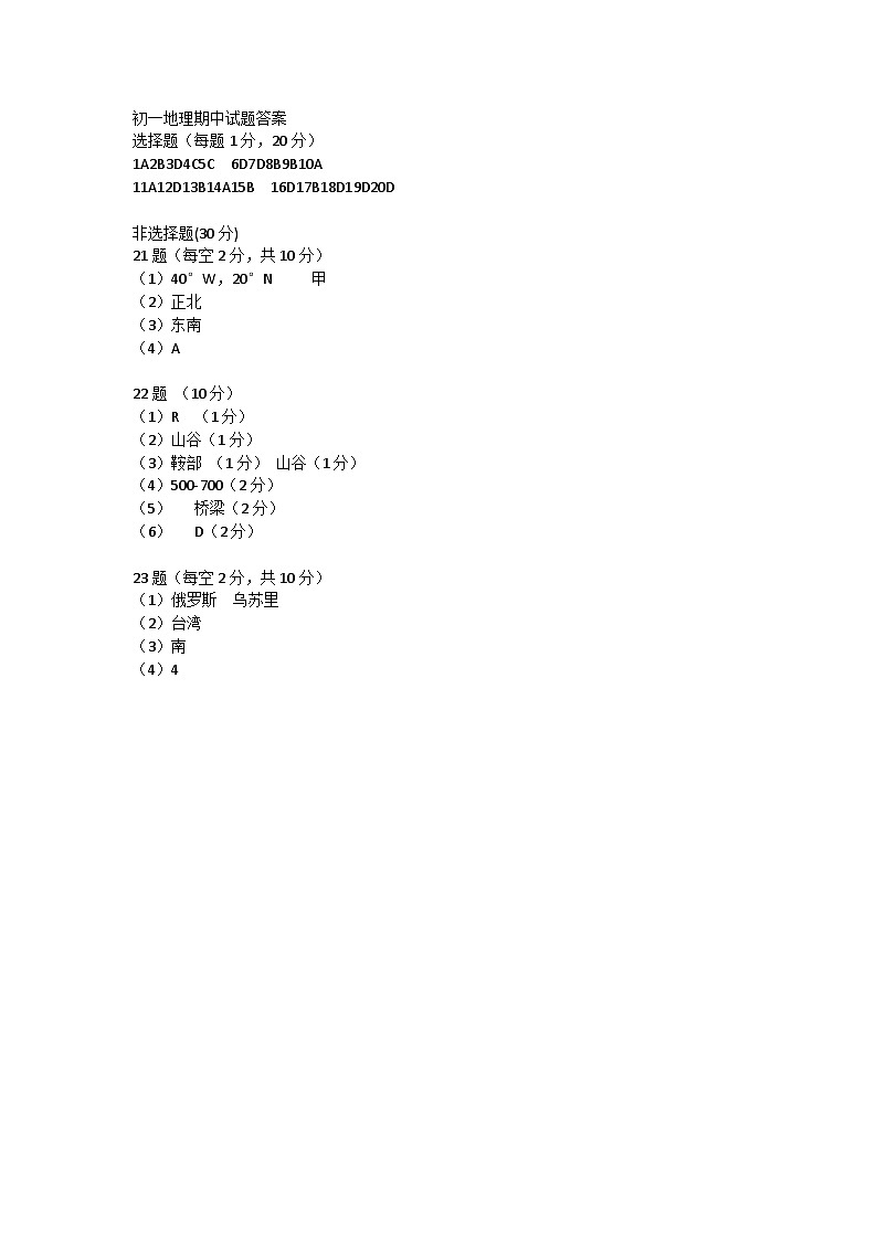 湖北省黄石市黄石市教联体期中考试2024-2025学年七年级上学期11月期中地理生物试题01
