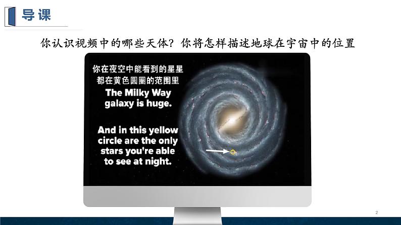 【新教材】中图版地理七年级上册1.1地球在宇宙中（课件+教案+导学案+练习）02