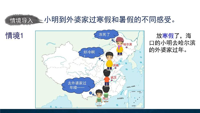 4.2.1气温的变化　中国的温度带课件第7页