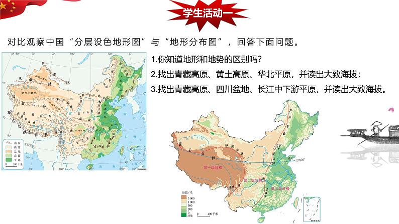 2.1.2 地形和地势——地势 课件-----2024-2025学年地理人教版八年级上册第3页