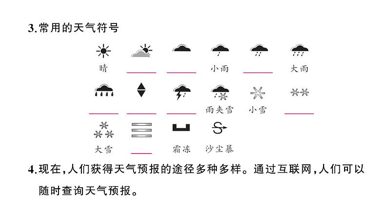 初中地理新人教版七年级上册第四章第一节 多变的天气作业课件2024秋第5页