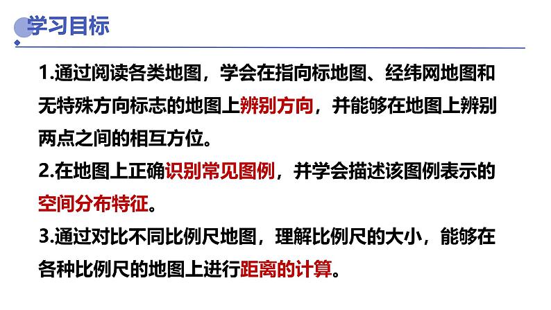 初中  地理  人教版（2024）  七年级上册(2024)  第二章第一节 地图的阅读 课件第2页