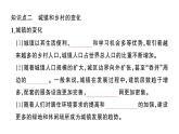 初中地理新人教版七年级上册第五章第二节 城镇与乡村作业课件2024秋