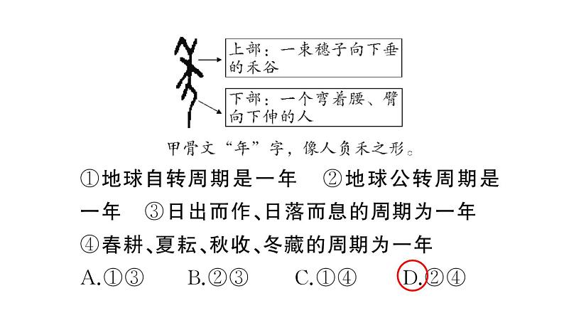 初中地理新人教版七年级上册第一章第三节第二课时 地球的公转作业课件2024秋第7页