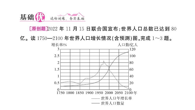 初中地理新人教版七年级上册第五章第一节第一课时 世界人口数量的变化作业课件2024秋第6页