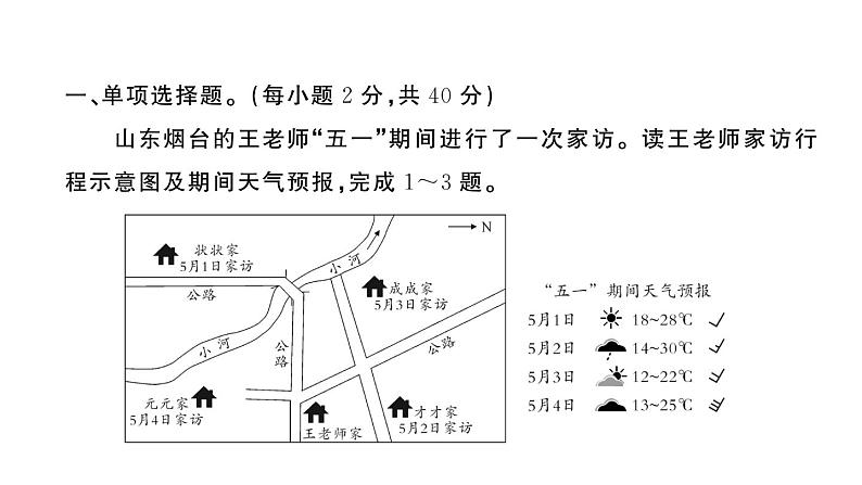 初中地理新湘教版七年级上册第五、六章综合训练课件2024秋第2页