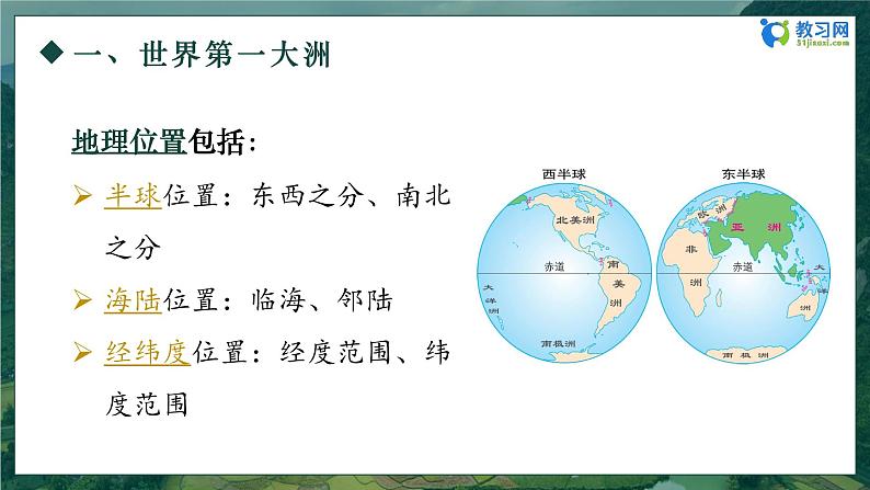 7.1 自然环境 第一课时 同步优质课件第3页