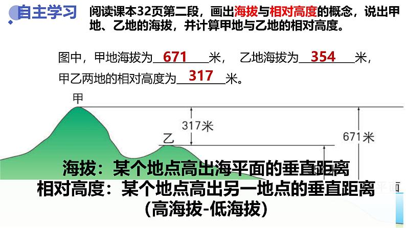 初中  地理  人教版（2024）  七年级上册(2024)  第二章 地图  第二节 地形图的判读 课件第5页