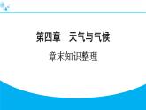 2024人教版地理七年級(jí)上冊(cè)第四章天氣與氣候章末知識(shí)整理 習(xí)題課件ppt