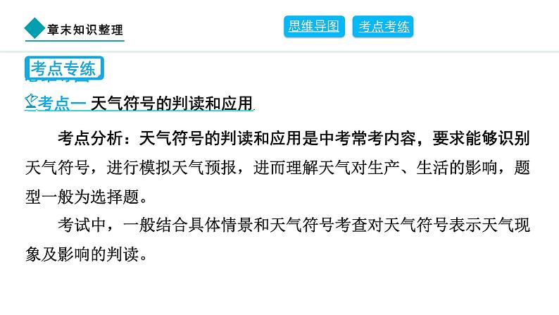 2024人教版地理七年级上册第四章天气与气候章末知识整理 习题课件ppt第4页