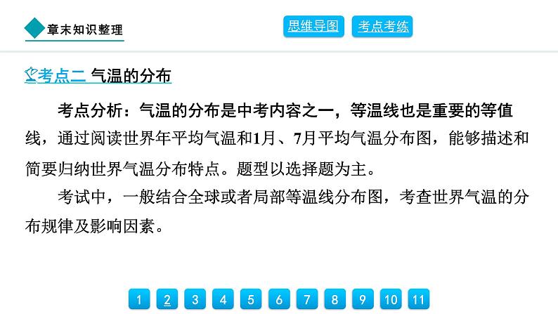 2024人教版地理七年级上册第四章天气与气候章末知识整理 习题课件ppt第8页