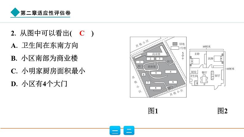 2024人教版地理七年级上册第二章适应性评估卷 习题课件ppt第4页