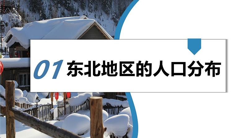 湘教版初中地理八年级下册6.2东北地区的人口和城市分布 课件第5页