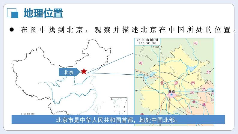 湘教版初中地理八年级下册8.1北京 课件06