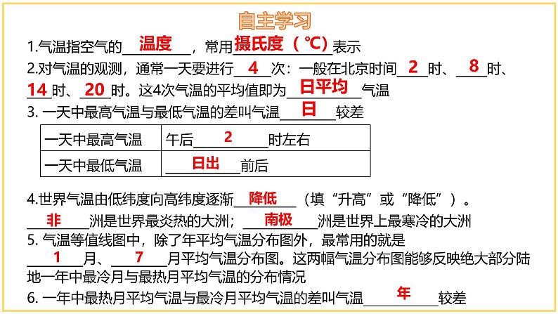 5.2.1 气温和降水（第1课时）-初中地理七年级上册 同步教学课件（湘教版2024）第3页