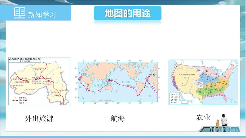 中图版2024七年级上册地理04第2章 第二节 第1课时 地图的用途 地图上的方向 课件第4页