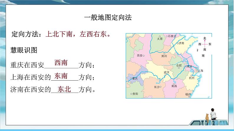 中图版2024七年级上册地理04第2章 第二节 第1课时 地图的用途 地图上的方向 课件第8页