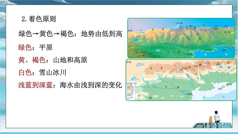 中图版2024七年级上册地理07第2章 第三节 第2课时 分层设色地形图 地形剖面图 课件第5页