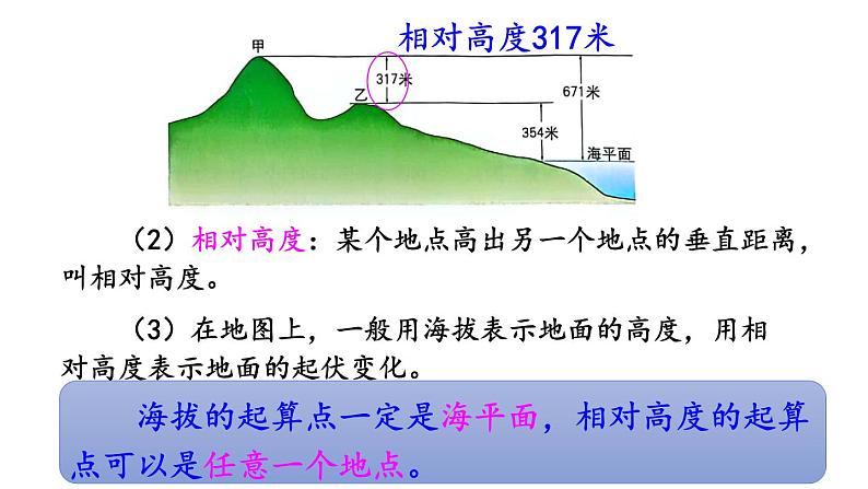 初中地理新人教版七年级上册第二章第二节 地形图的判读教学课件2024秋第6页