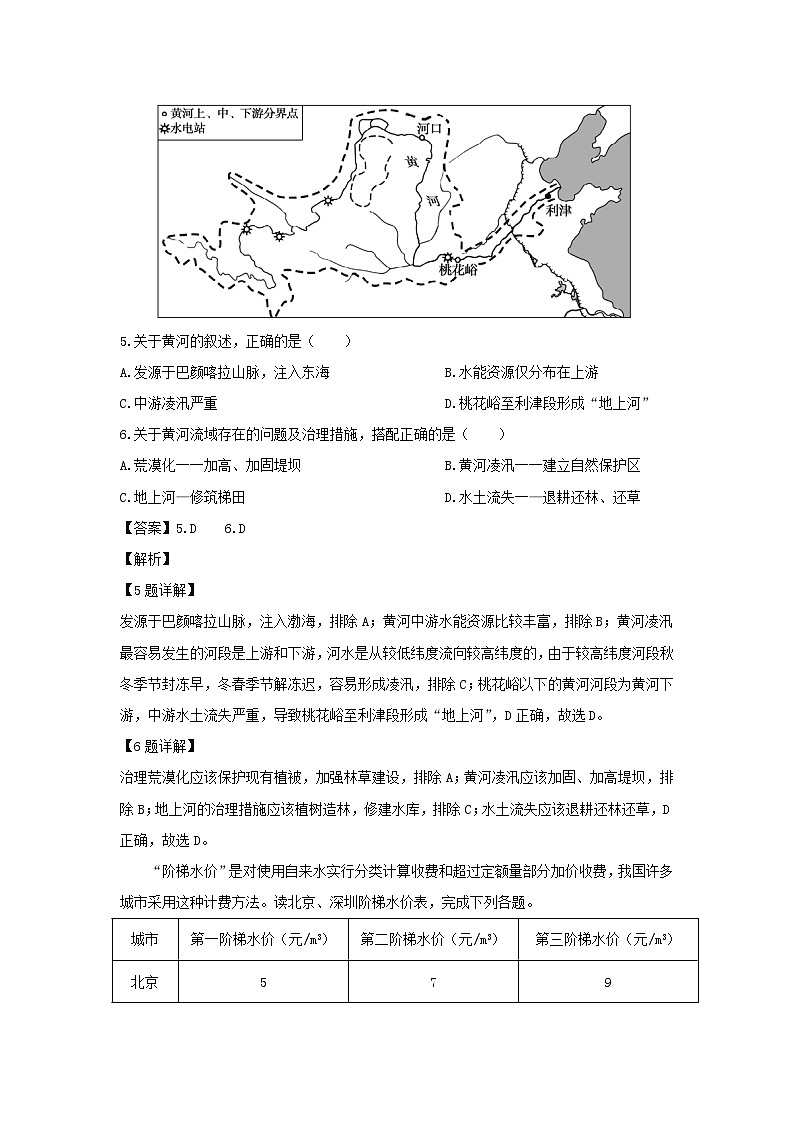 2023-2024学年山东省济宁市泗水县八年级(上)期末地理试卷(解析版)第3页
