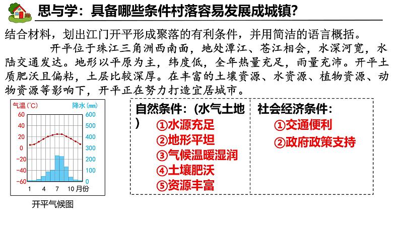 人教版地理七年级上册5.2《城镇与乡村》教学课件第6页