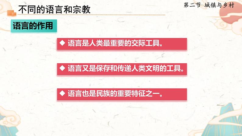 人教版地理七年级上册5.3《多样的文化》教学课件第3页