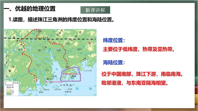 湘教版地理八年级下册7.3《珠江三角洲区域的外向型经济》 课件第3页