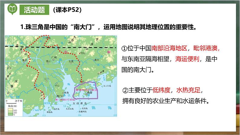 湘教版地理八年级下册7.3《珠江三角洲区域的外向型经济》 课件第5页