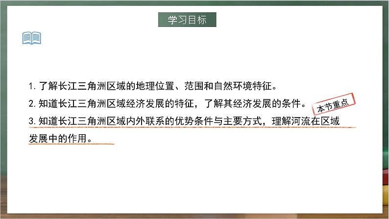 湘教版地理八年级下册7.4《长江三角洲区域的内外联系》（第1课时）课件第2页