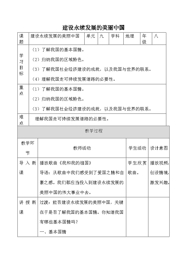 建设永续发展的美丽中国第1页