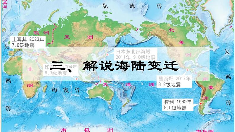 3.3解说海陆变迁（课件） -2024-2025学年七年级地理上册（晋教版2024）第2页