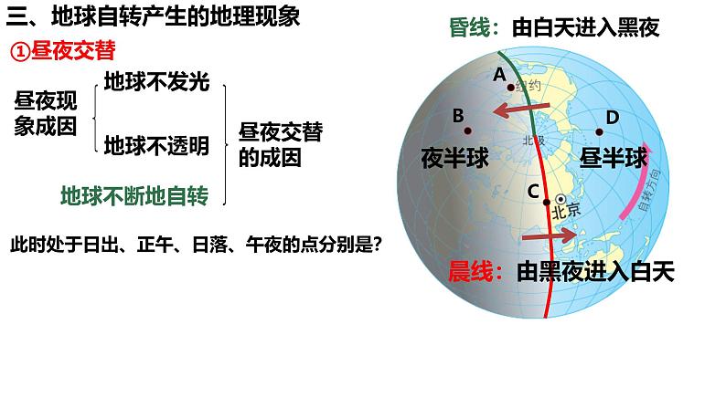 初中  地理  人教版（2024）  七年级上册(2024) 第三节 地球的运动 课件第4页