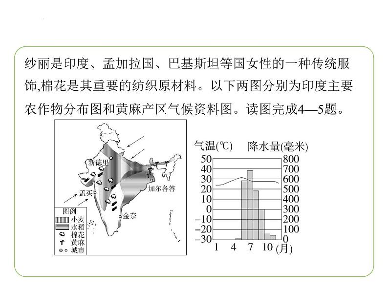 8.2 南亚——人口与经济 习题课件-七年级地理下学期湘教版（2024版）第7页