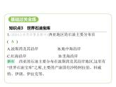 8.3 西亚——世界石油宝库　西亚石油输出　经济与社会 习题课件-七年级地理下学期湘教版（2024版）
