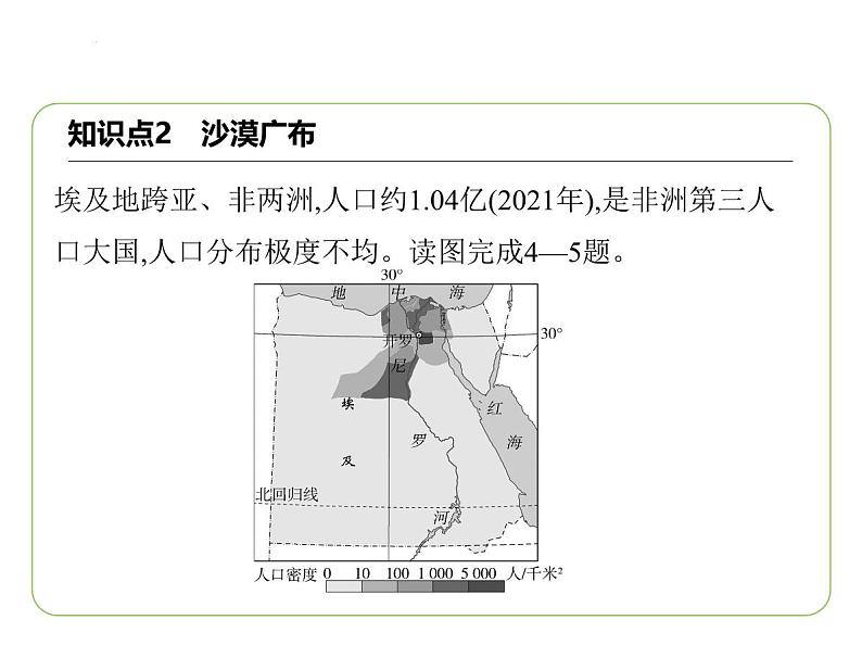 9.2 埃及 习题课件-七年级地理下学期湘教版（2024版）第7页