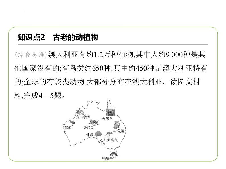 9.6 澳大利亚 习题课件-七年级地理下学期湘教版（2024版）第6页