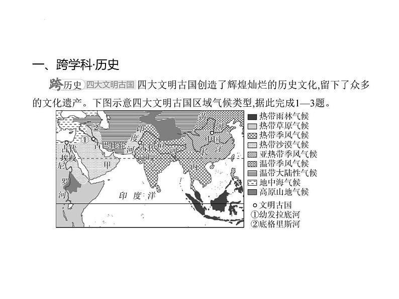 专项素养巩固训练卷(七)　跨学科专题(2) 习题课件-湘教版七年级地理下册第2页