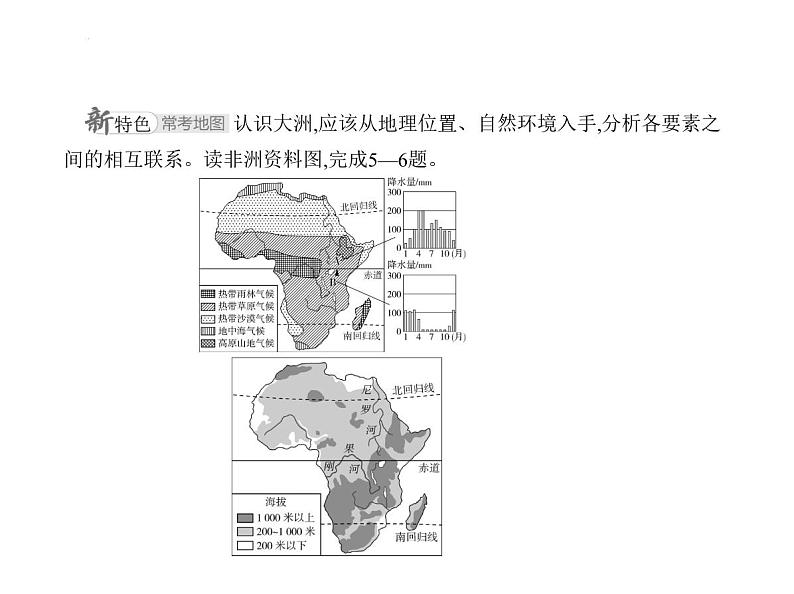 期末素养综合测试卷(二)  习题课件-七年级地理下学期湘教版（2024）第8页