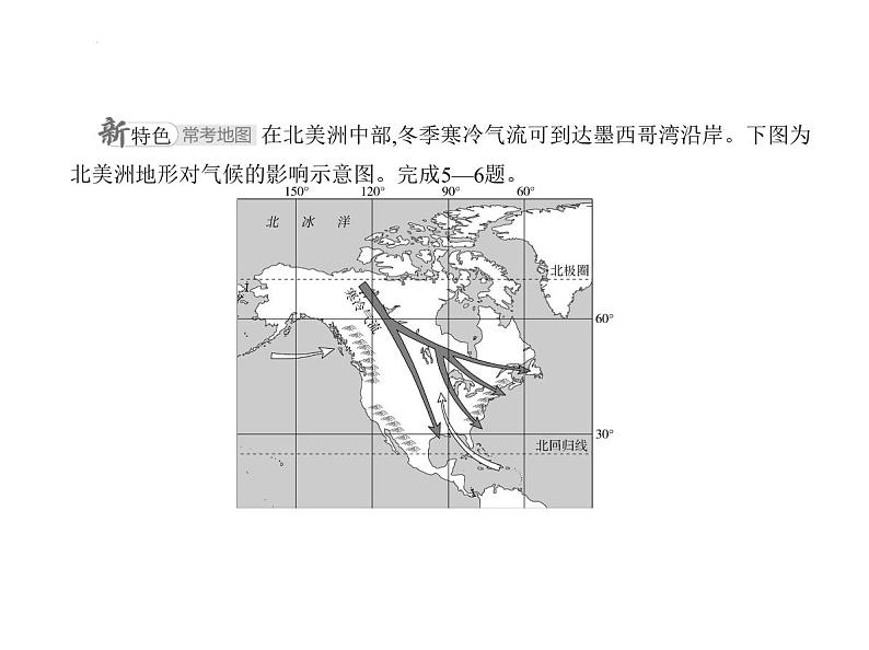 期末素养综合测试卷(一) 习题课件-湘教版七年级地理下册第8页