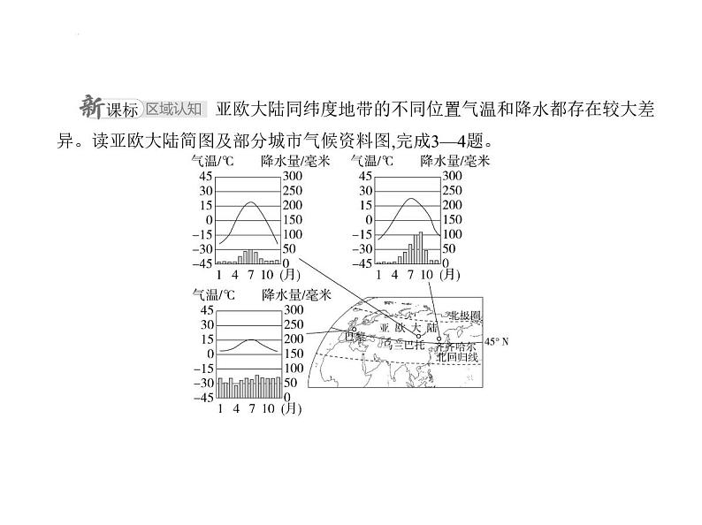 第七章　素养提优测试卷 习题课件-湘教版七年级地理下册第5页