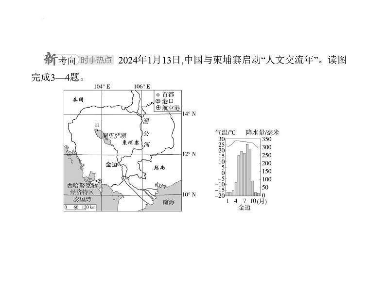 第八章　素养提优测试卷 习题课件-七年级地理下学期湘教版（2024）第5页