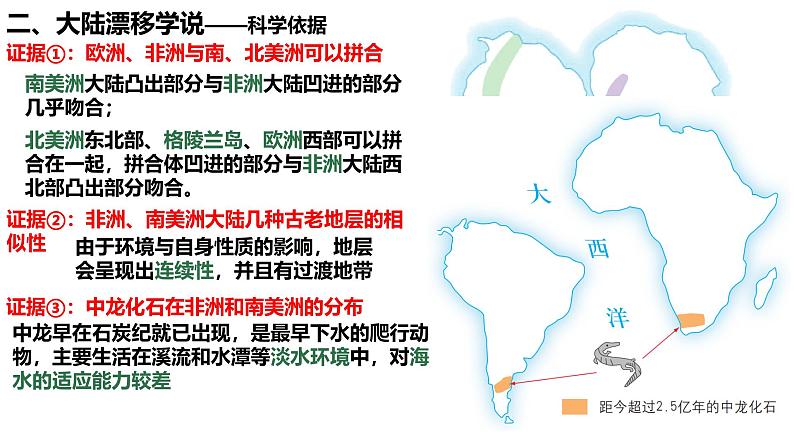 初中  地理  人教版（2024）  七年级上册(2024) 第三节 海陆的变迁 课件第4页